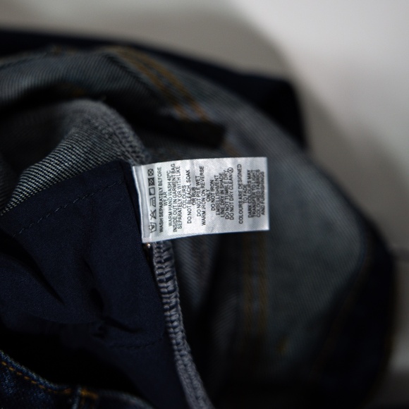 NEW Meshki Laina Mid Rise Diamante Jewel Crystal Denim Jeans Midnight Blue 8 - Picture 3 of 4